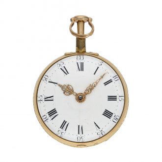 English quarter repeating pair cased pocket watch Circa 1760