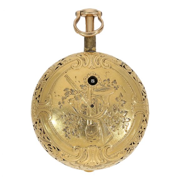 English quarter repeating pair cased pocket watch Circa 1760 English quarter repeating pair cased pocket watch Circa 1760