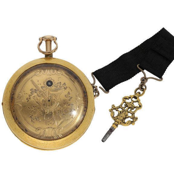 English quarter repeating pair cased pocket watch Circa 1760 English quarter repeating pair cased pocket watch Circa 1760