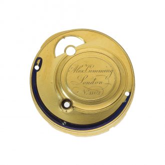 English gold pair cased cylinder pocket watch Circa 1781