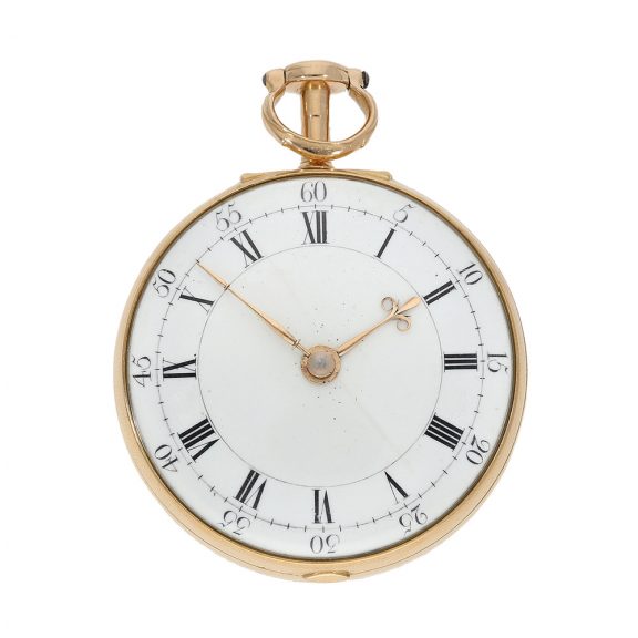 English gold pair cased cylinder pocket watch Circa 1781 English gold pair cased cylinder pocket watch Circa 1781