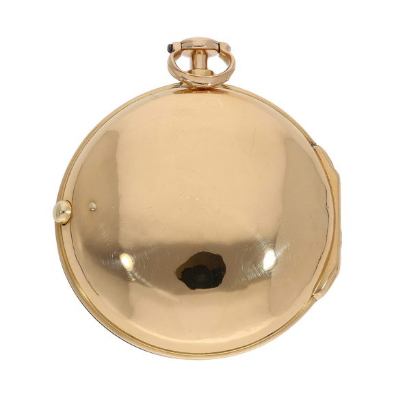 English gold pair cased cylinder pocket watch Circa 1781 English gold pair cased cylinder pocket watch Circa 1781