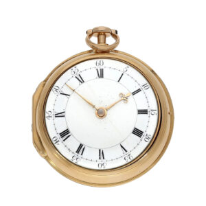 English gold pair cased cylinder pocket watch Circa 1781