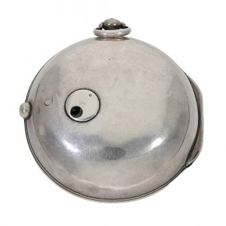 English early Champlevé silver verge pocket watch Circa 1700