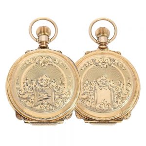 American gold watch with 
