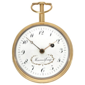 Rare French gold minute repeating pocket watch Circa 1800