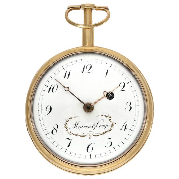 Rare French gold minute repeating pocket watch Circa 1800