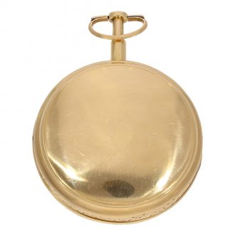 Rare French gold minute repeating pocket watch Circa 1800
