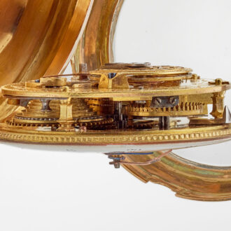 Rare large and heavy gold Swiss verge with date Circa 1810