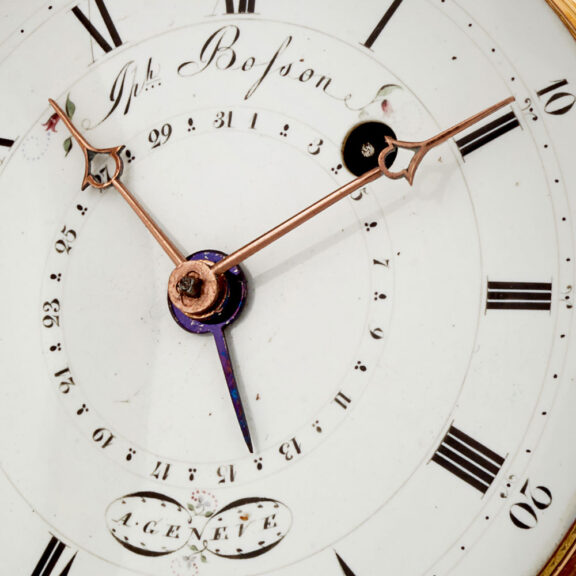 Rare large and heavy gold Swiss verge with date Circa 1810 Rare large and heavy gold Swiss verge with date Circa 1810