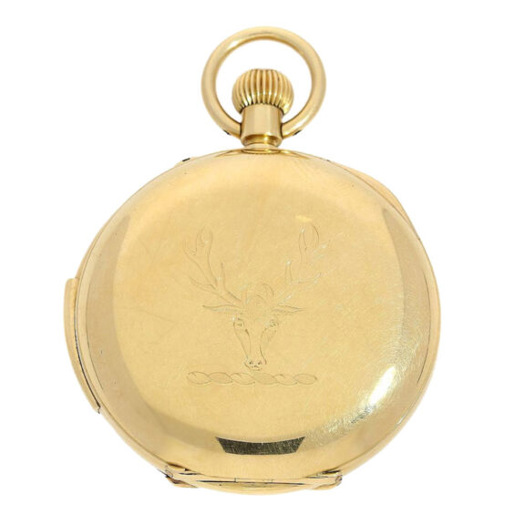 Exquisite Swiss gold minute repeating pocket watch Circa 1905 Exquisite Swiss gold minute repeating pocket watch Circa 1905