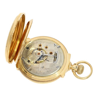 American gold watch with "True Box Hinged Case" Circa 1887