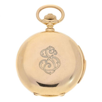 Swiss gold astronomical quater repeating watch Circa 1890