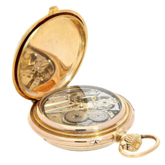 Swiss gold astronomical lever with 6 complications Circa 1888