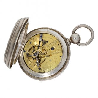 Highly interesting English silver deck chronometer Circa 1795
