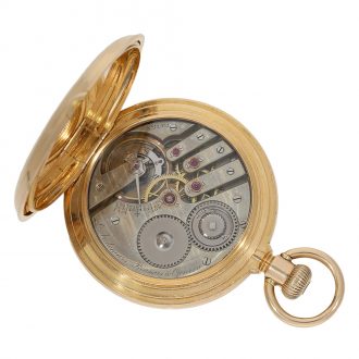 Rare Swiss gold 1st quality Superieur pocket chronometer Circa 1883