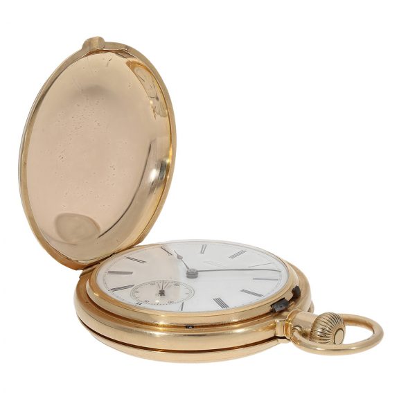 Rare Swiss gold 1st quality Superieur pocket chronometer Circa 1883 Rare Swiss gold 1st quality Superieur pocket chronometer Circa 1883