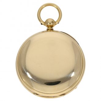 Heavy English 18K gold open faced deck chronometer Circa 1818 Heavy English 18K gold open faced deck chronometer Circa 1818