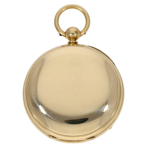 Heavy English 18K gold open faced deck chronometer Circa 1818 Heavy English 18K gold open faced deck chronometer Circa 1818