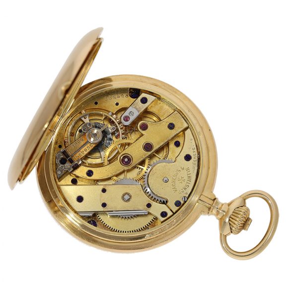 Swiss gold observatory chronometer pocket watch Circa 1905 Swiss gold observatory chronometer pocket watch Circa 1905