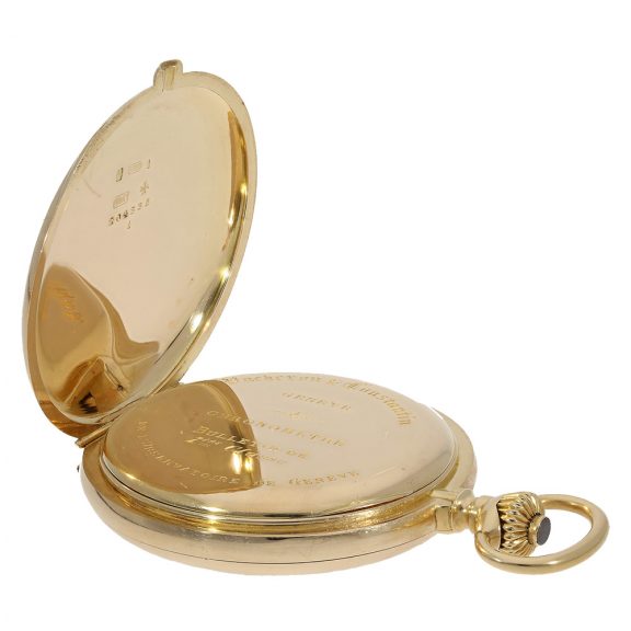 Swiss gold observatory chronometer pocket watch Circa 1905 Swiss gold observatory chronometer pocket watch Circa 1905