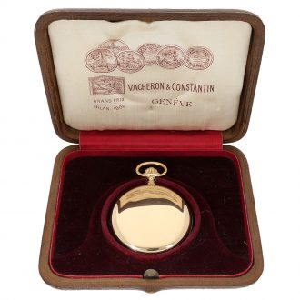 Swiss gold observatory chronometer pocket watch Circa 1905
