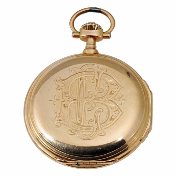 German gold “seconde morte” Glashütte watch Circa 1884 German gold “seconde morte” Glashütte watch Circa 1884