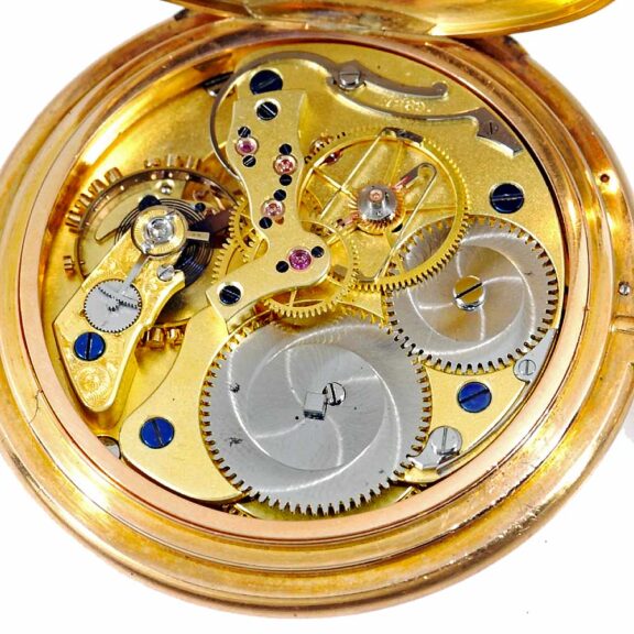 German gold “seconde morte” Glashütte watch Circa 1884 German gold “seconde morte” Glashütte watch Circa 1884