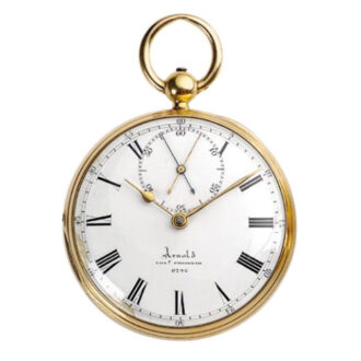English gold chronograph with auxiliary seconds Circa 1847