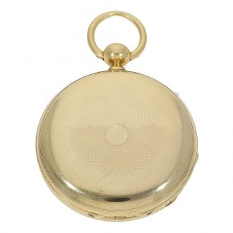 Swiss precision watch with Seconde Morte & diablotine Circa 1860