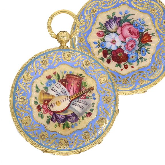 Swiss hunting cased watch for the Ottoman market Circa 1830