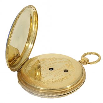 Swiss hunting cased watch for the Ottoman market Circa 1830