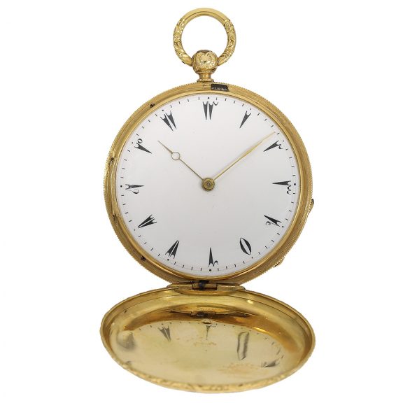 Swiss hunting cased watch for the Ottoman market Circa 1830 Swiss hunting cased watch for the Ottoman market Circa 1830