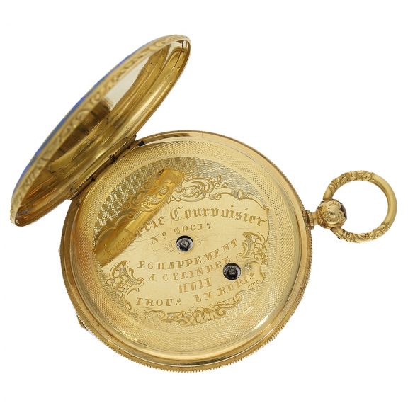 Swiss hunting cased watch for the Ottoman market Circa 1830 Swiss hunting cased watch for the Ottoman market Circa 1830