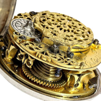 English silver paircase verge pocket watch Circa 1720