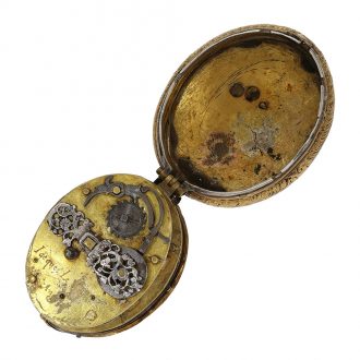 French one-handed oval Renaissance pendant watch Circa 1625 French one-handed oval Renaissance pendant watch Circa 1625