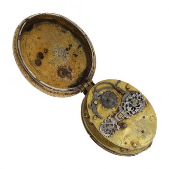French one-handed oval Renaissance pendant watch Circa 1625 French one-handed oval Renaissance pendant watch Circa 1625