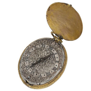 French one-handed oval Renaissance pendant watch Circa 1625