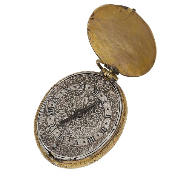 French one-handed oval Renaissance pendant watch Circa 1625 French one-handed oval Renaissance pendant watch Circa 1625