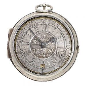 English silver paircase Oignon pocket watch Circa 1700