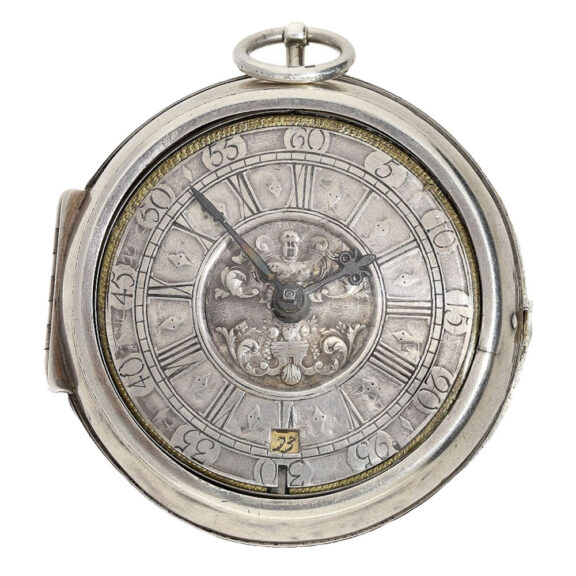 English silver paircase Oignon pocket watch Circa 1700