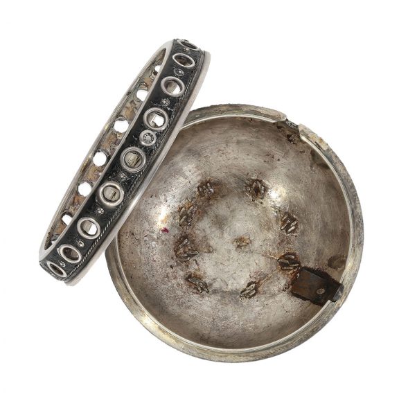 English single-handed pair cased verge with alarm Circa 1700 English single-handed pair cased verge with alarm Circa 1700