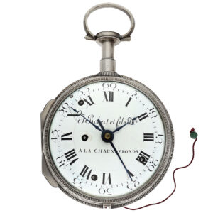 Swiss silver Grande Sonnerie repeating coach clock Circa 1785