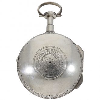 Swiss silver Grande Sonnerie repeating coach clock Circa 1785