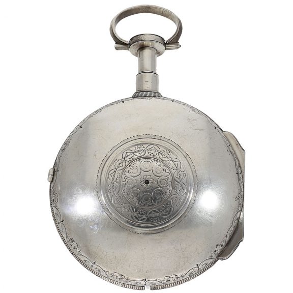 Swiss silver Grande Sonnerie repeating coach clock Circa 1785 Swiss silver Grande Sonnerie repeating coach clock Circa 1785