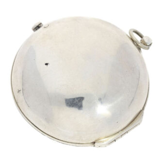 English silver pair cased verge pocket watch Circa 1700 English silver pair cased verge pocket watch Circa 1700