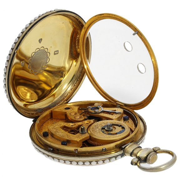 Swiss pair of lever watches for the Chinese market Circa 1844 Swiss pair of lever watches for the Chinese market Circa 1844