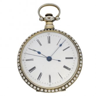 Swiss pair of lever watches for the Chinese market Circa 1844