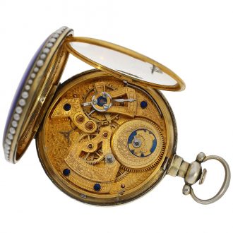 Swiss pair of lever watches for the Chinese market Circa 1844