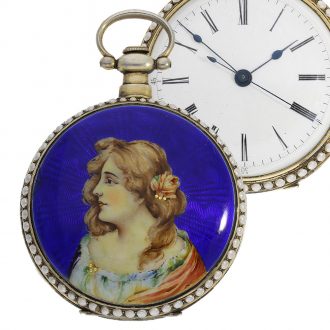 Swiss pair of lever watches for the Chinese market Circa 1844